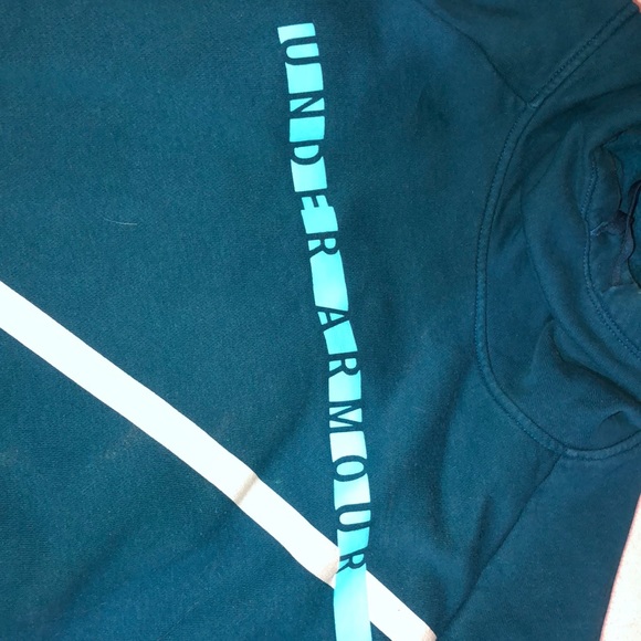 Teal under armour athletic hoodie - Picture 2 of 5